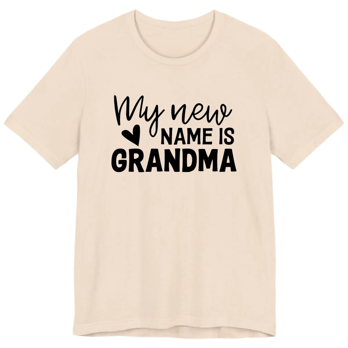 My New Name Is Grandma Shirt Premium T-Shirt in Soft Cream