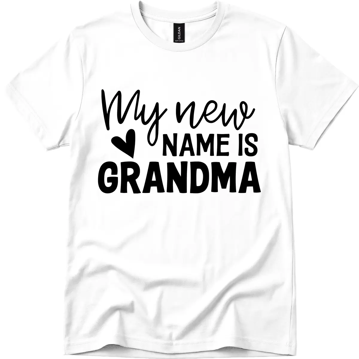 My New Name Is Grandma Shirt T-Shirt in White