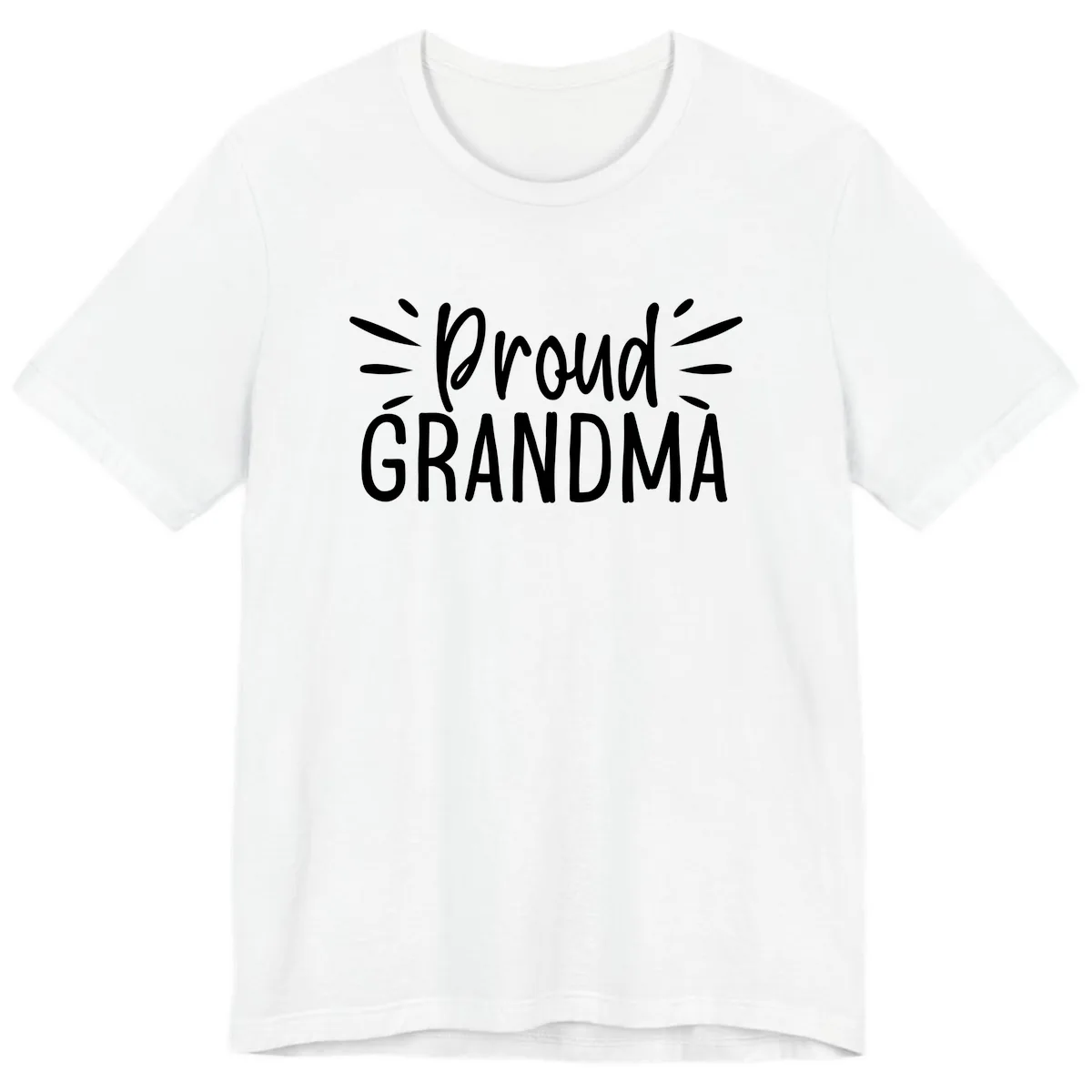 Proud Grandma Typography Design Premium T-Shirt in White