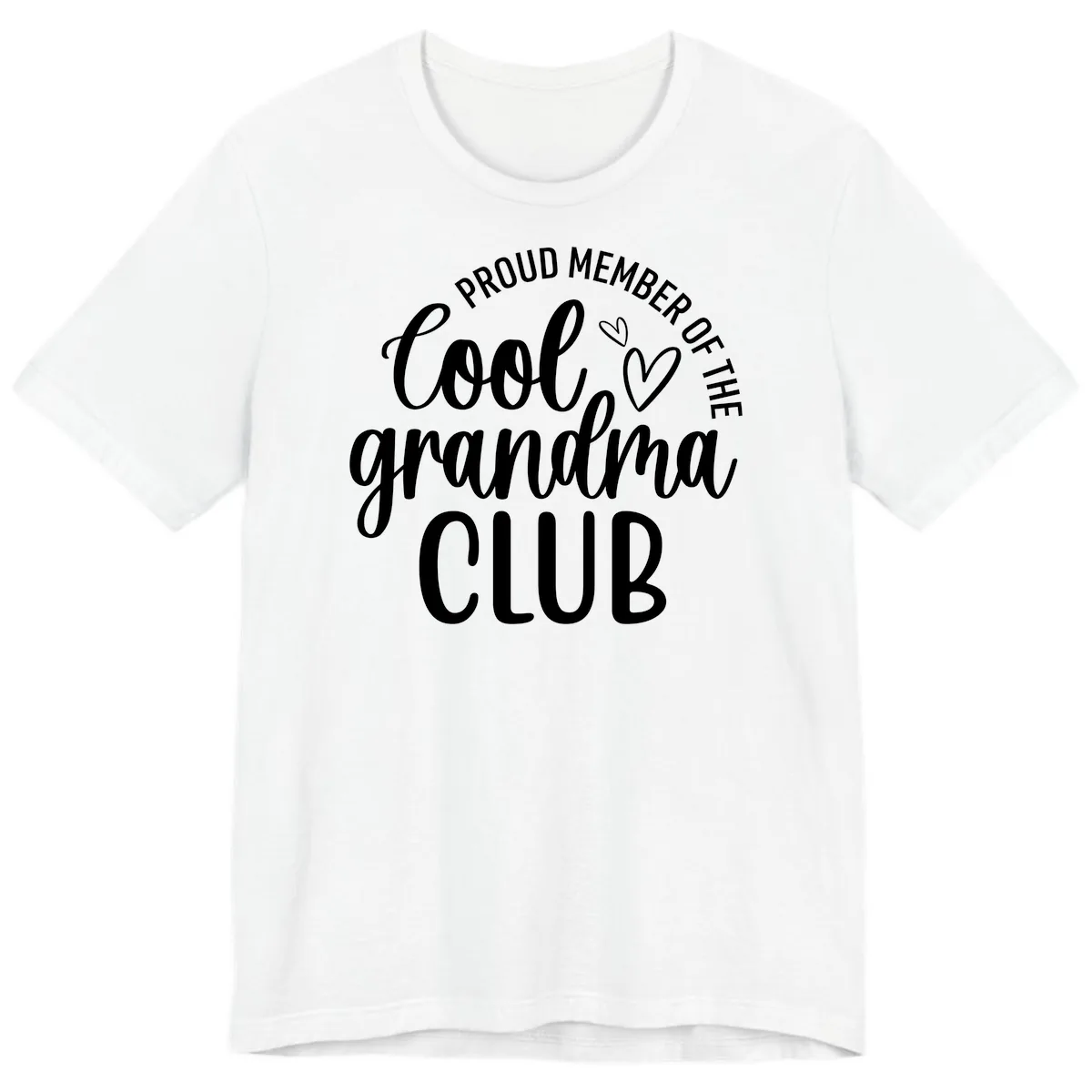 Proud Member Of The Cool Grandma Club Premium T-Shirt in White