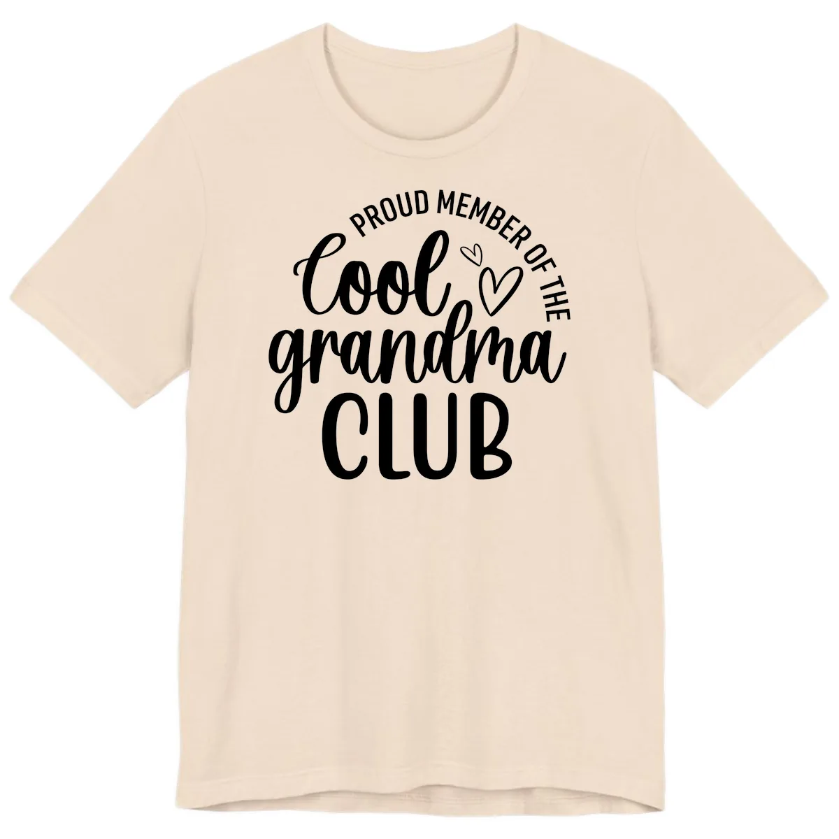 Proud Member Of The Cool Grandma Club Premium T-Shirt in Soft Cream
