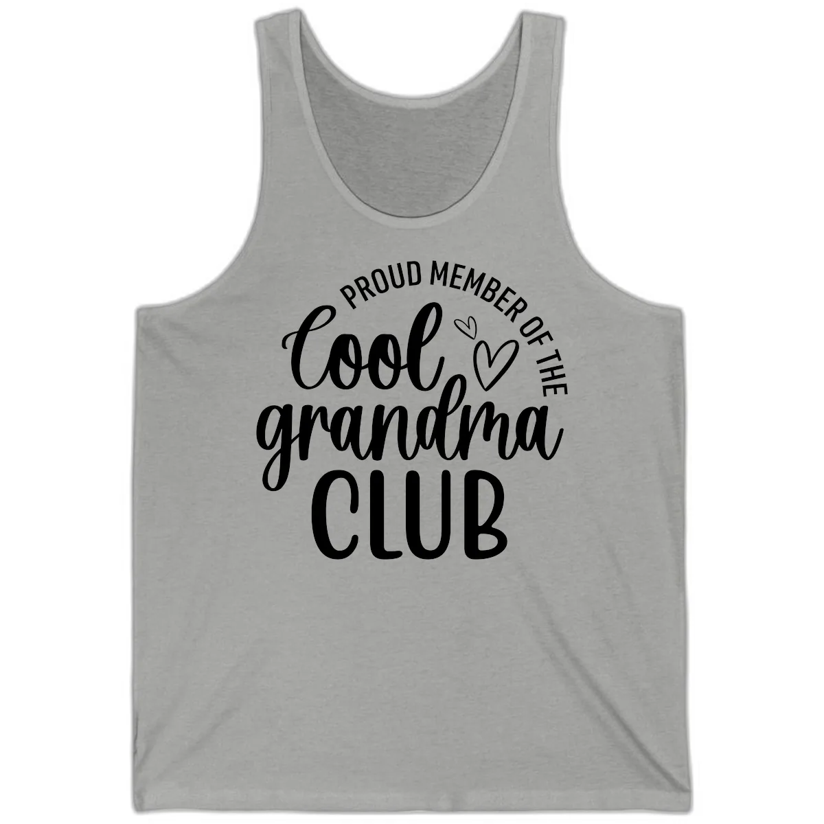Proud Member Of The Cool Grandma Club Tank in Athletic Heather