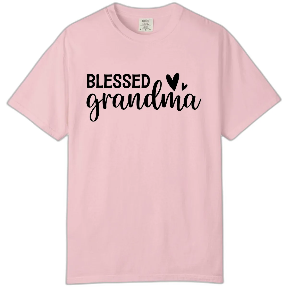 Blessed Grandma Script Typography Comfort Color in Blossom