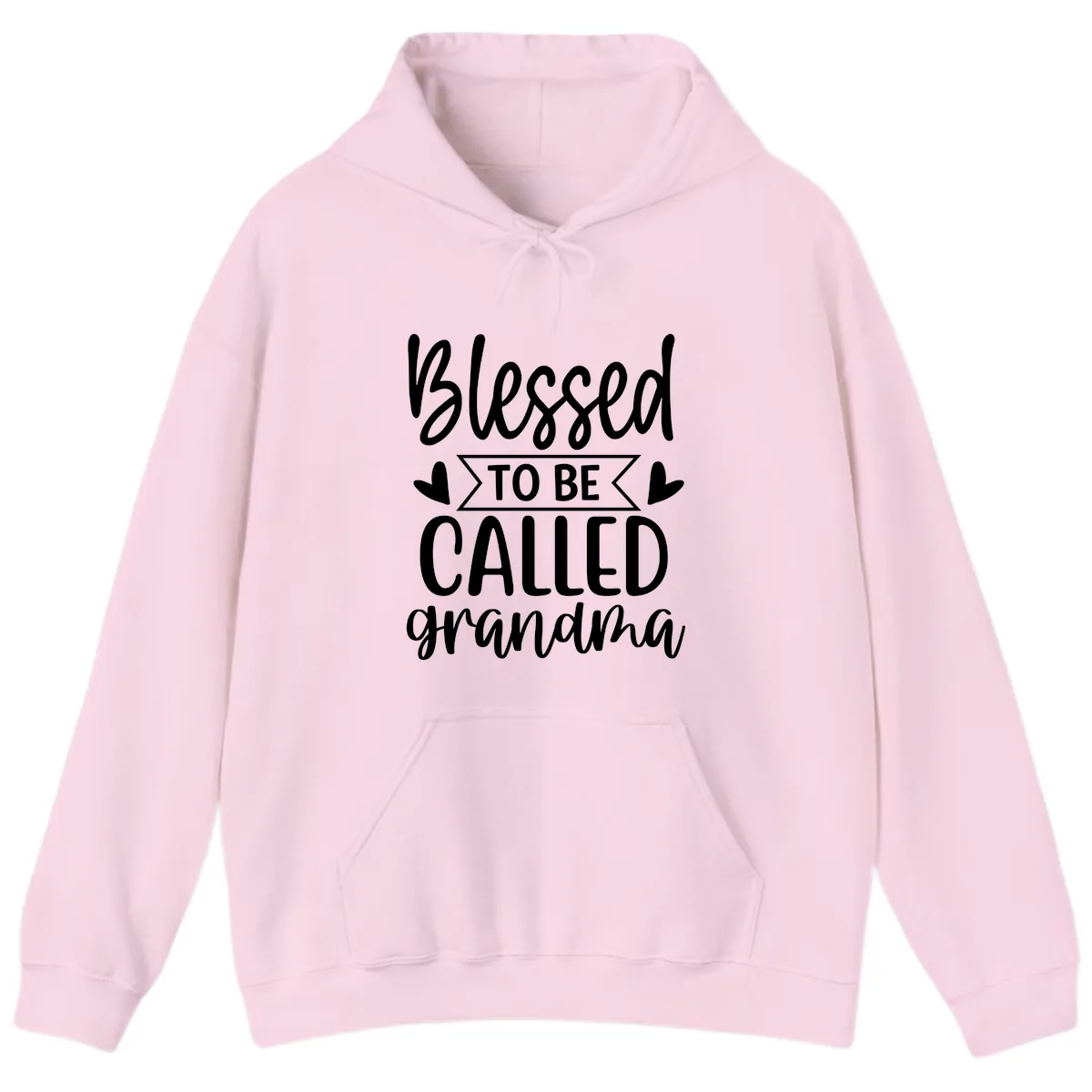 Blessed To Be Called Grandma Hoodie in Light Pink