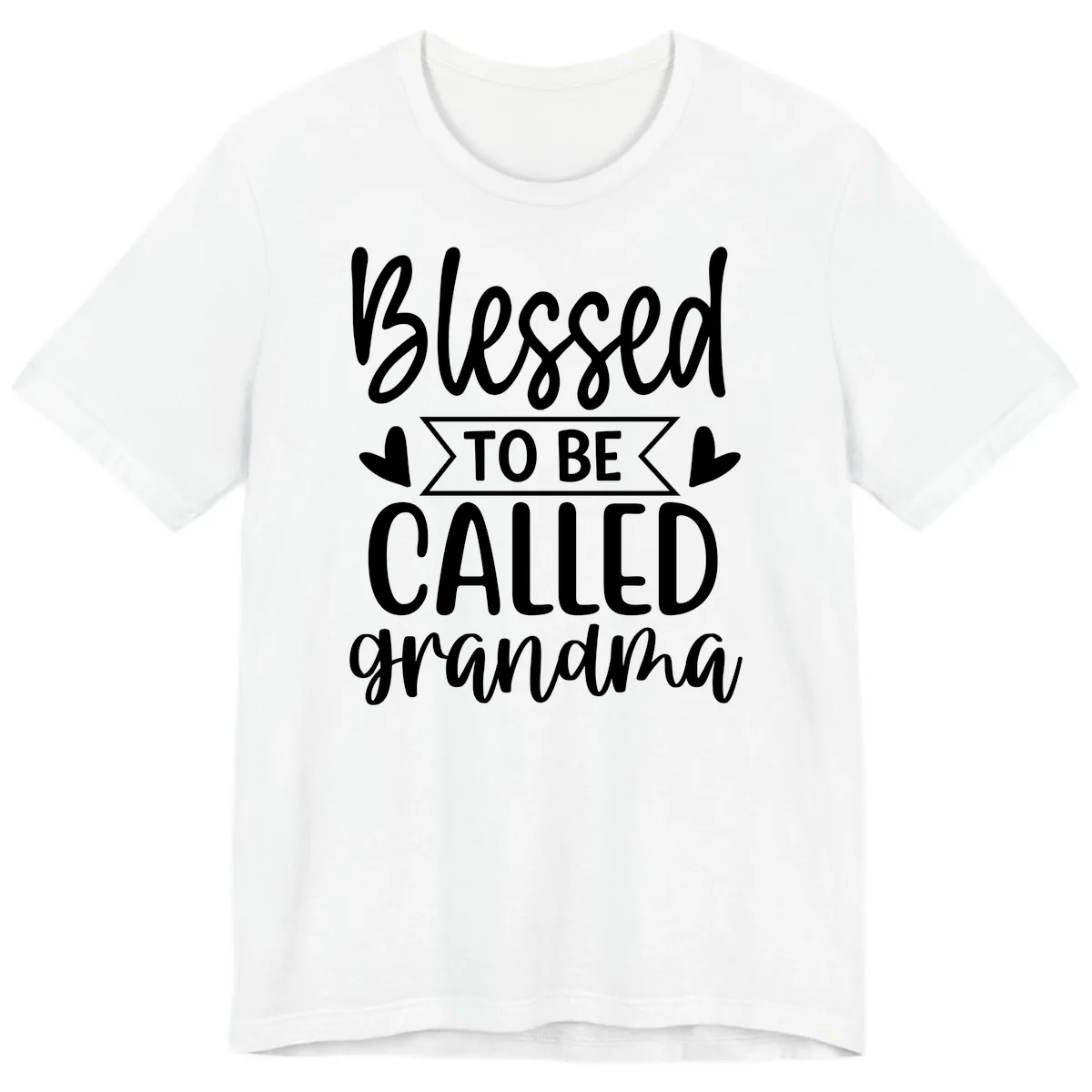 Blessed To Be Called Grandma Premium T-Shirt in White