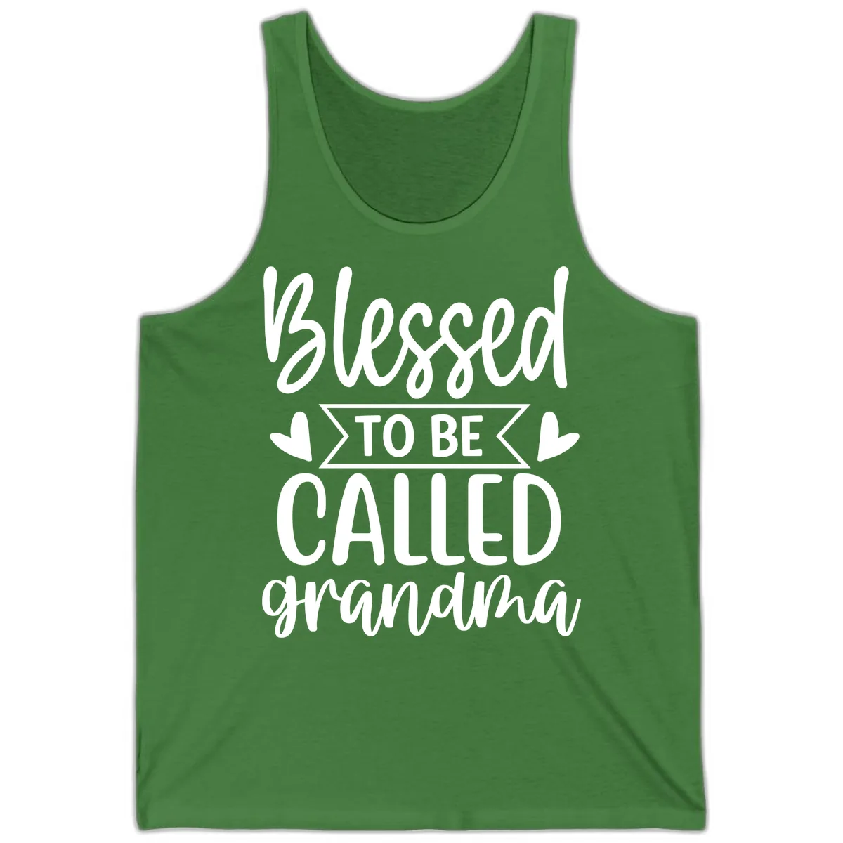 Blessed To Be Called Grandma Tank in Leaf