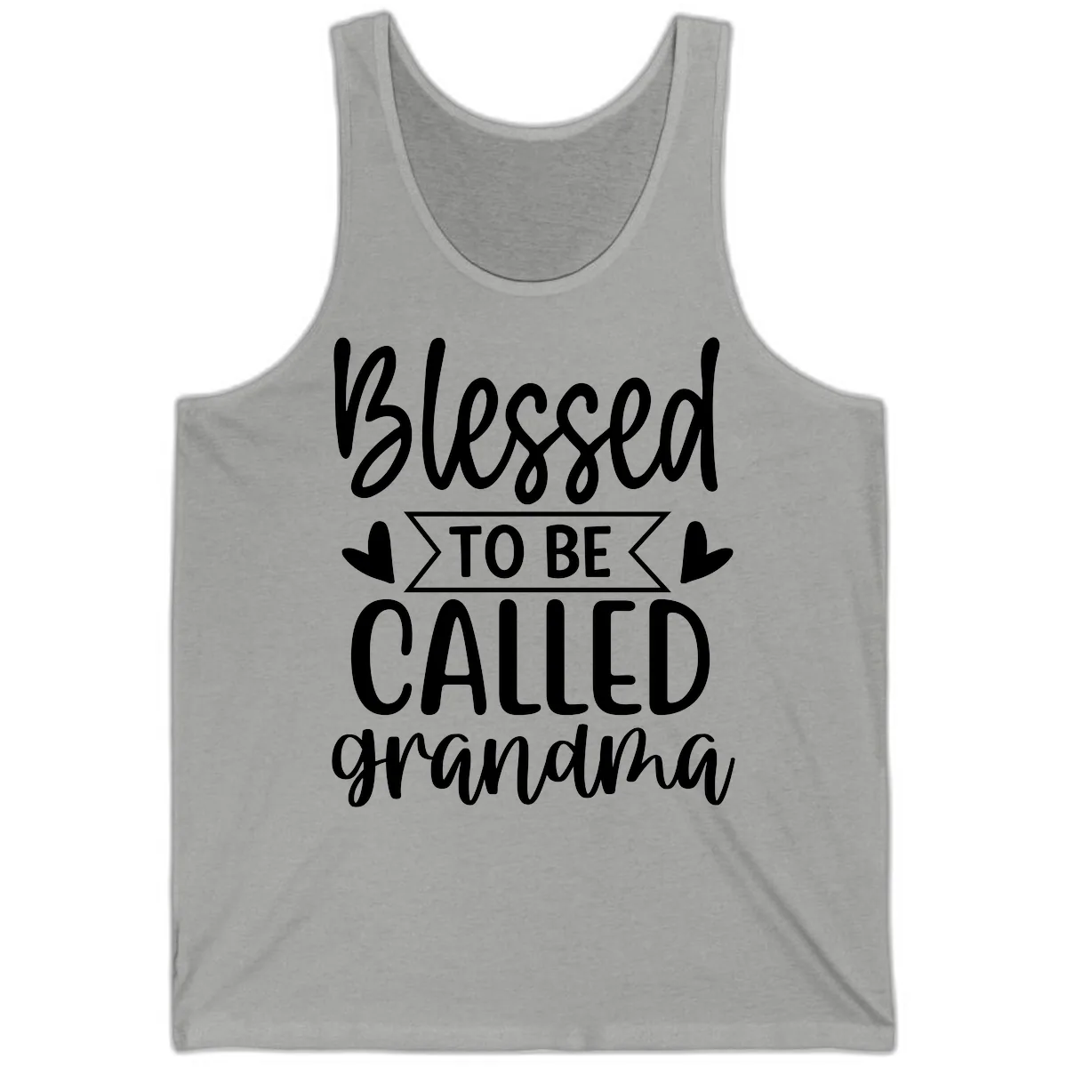 Blessed To Be Called Grandma Tank in Athletic Heather
