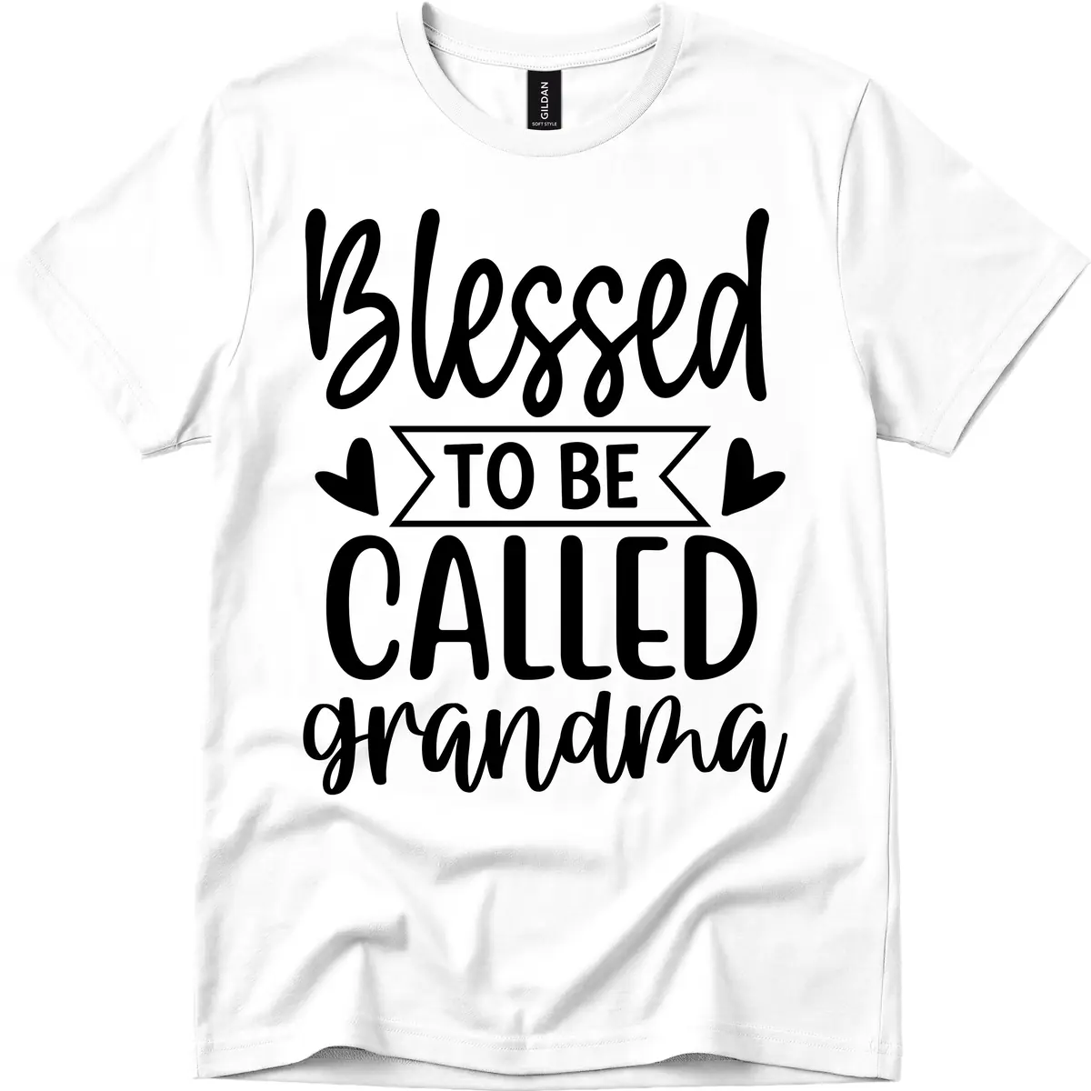 Blessed To Be Called Grandma T-Shirt in White
