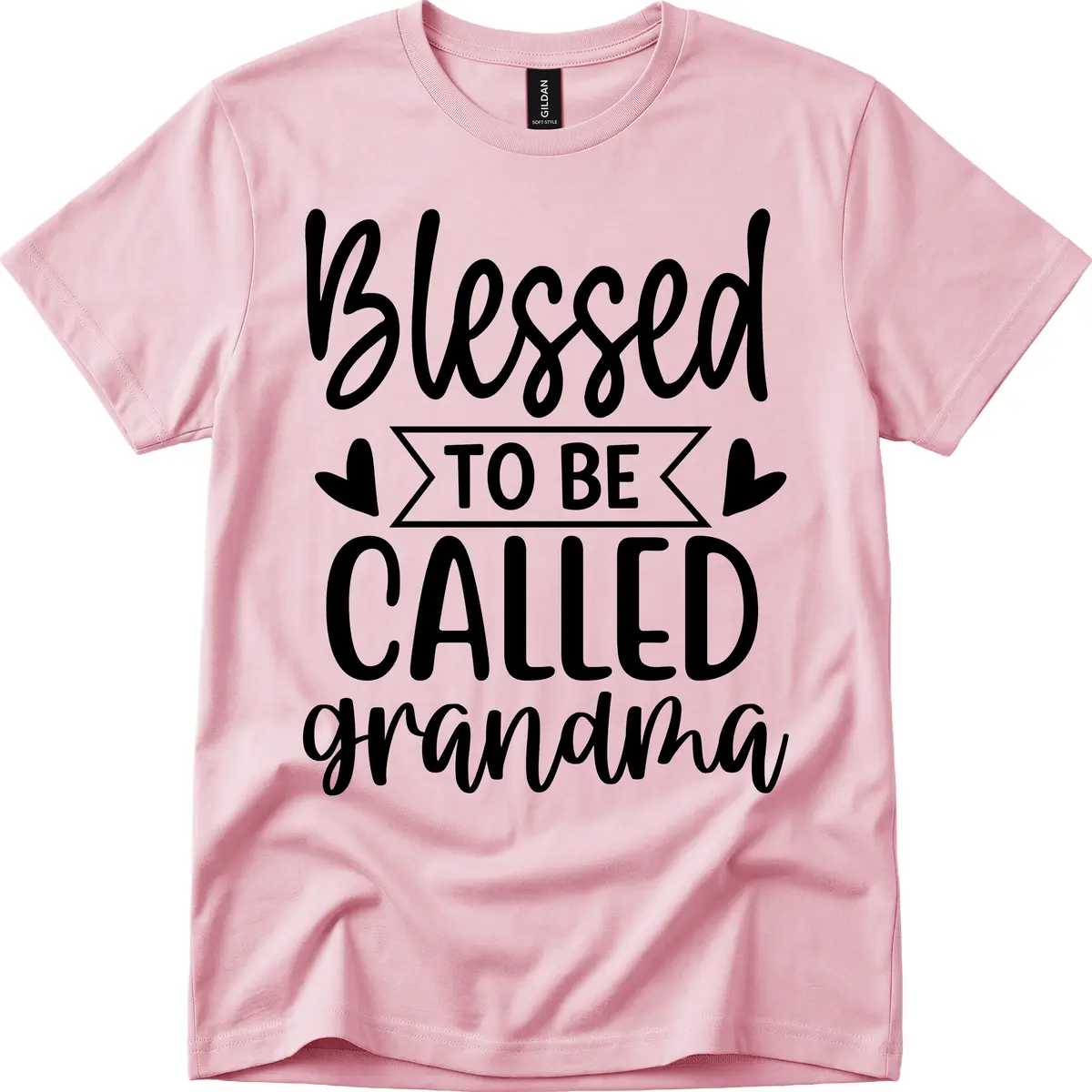 Blessed To Be Called Grandma T-Shirt in Light Pink