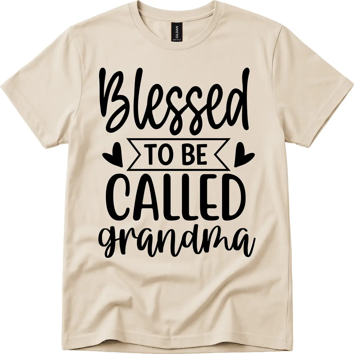Blessed To Be Called Grandma T-Shirt in Sand