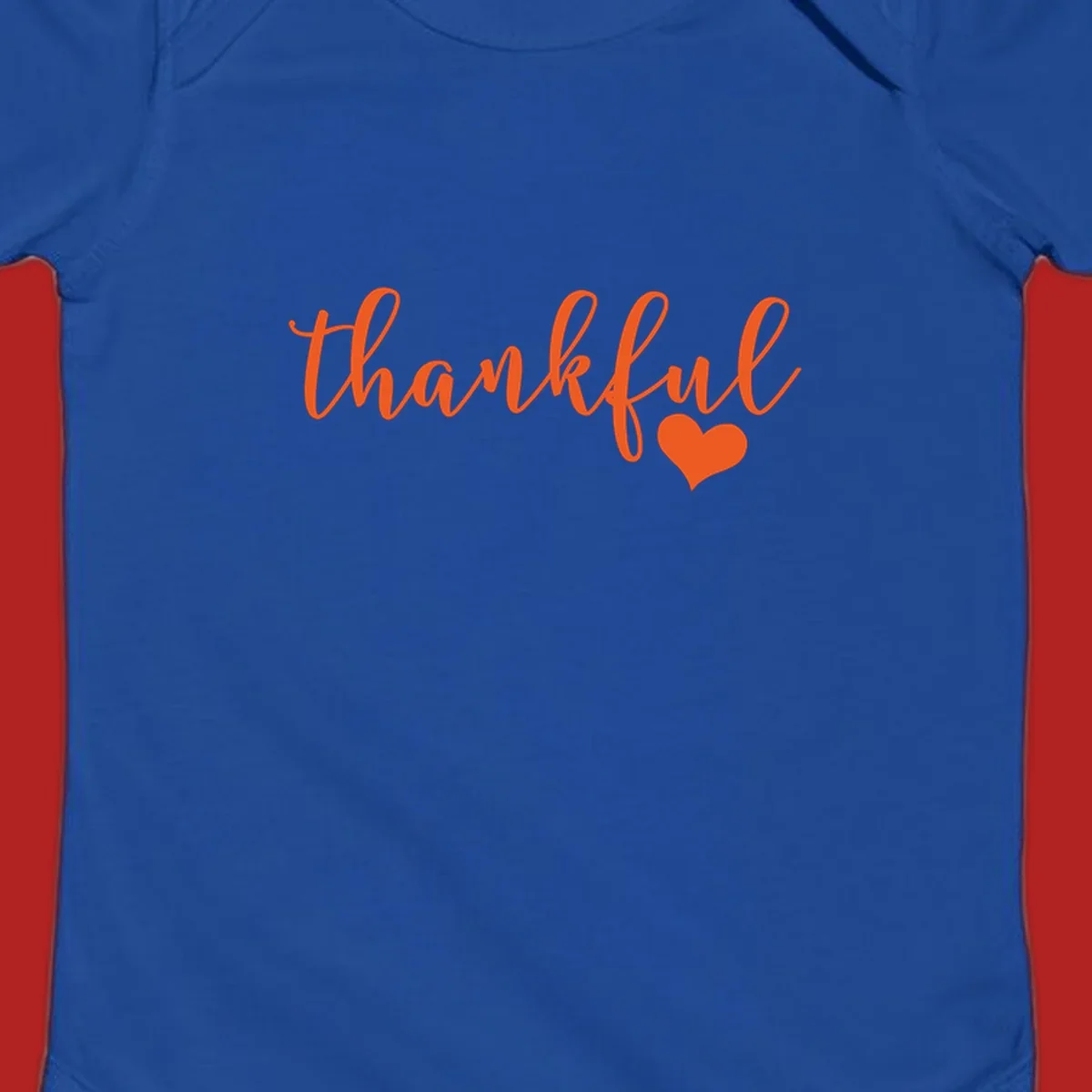 Orange script text 'thankful' with a heart accent, thankful-heart-script.
