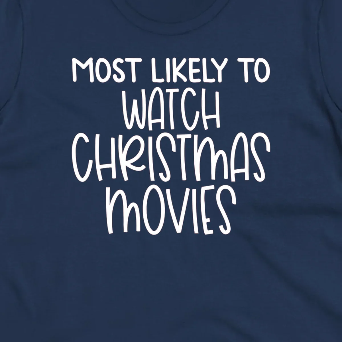 Most Likely To Watch Christmas Movies text design