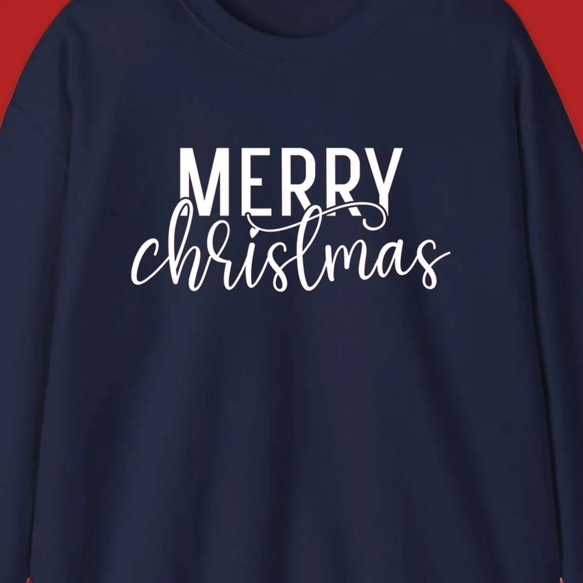 Merry Christmas in bold and script typography.
