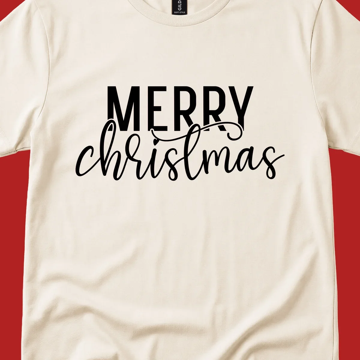 Merry Christmas in bold and script typography.