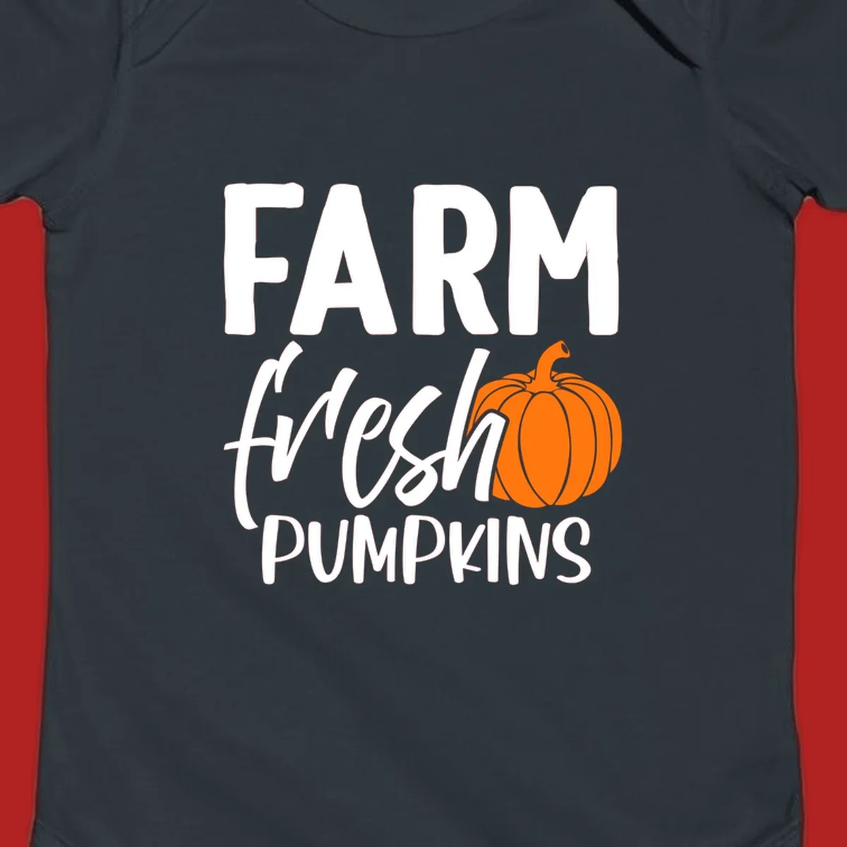 Farm fresh pumpkins text with illustration. Primary keyword root: farm-fresh-pumpkin.