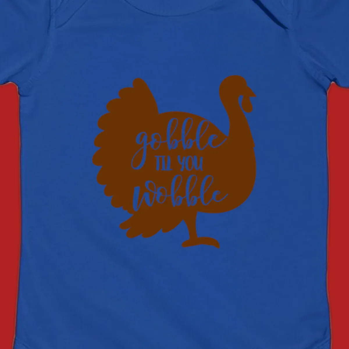 Gobble til you wobble turkey thanksgiving graphic