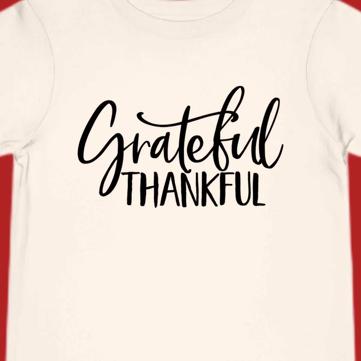Grateful and Thankful text in white script and block fonts. grateful-thankful-script.