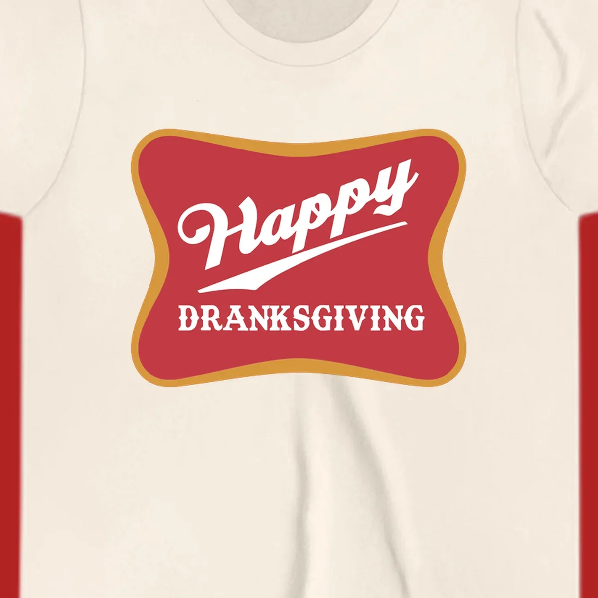 Happy Dranksgiving holiday design with text.