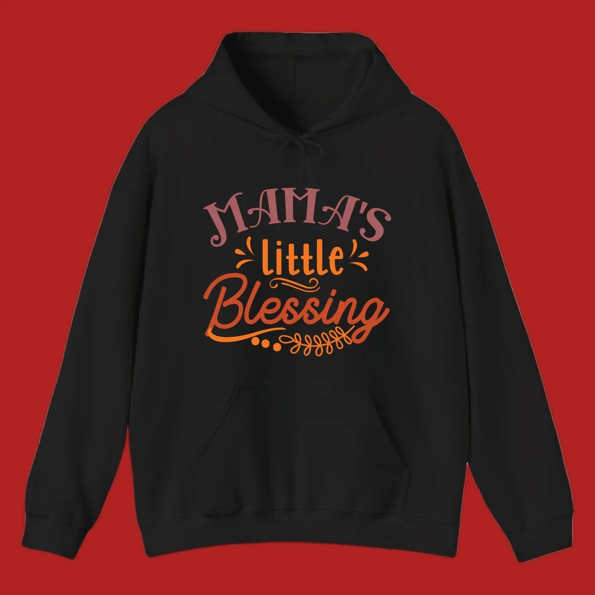 Mama's Little Blessing typography design with decorative elements.