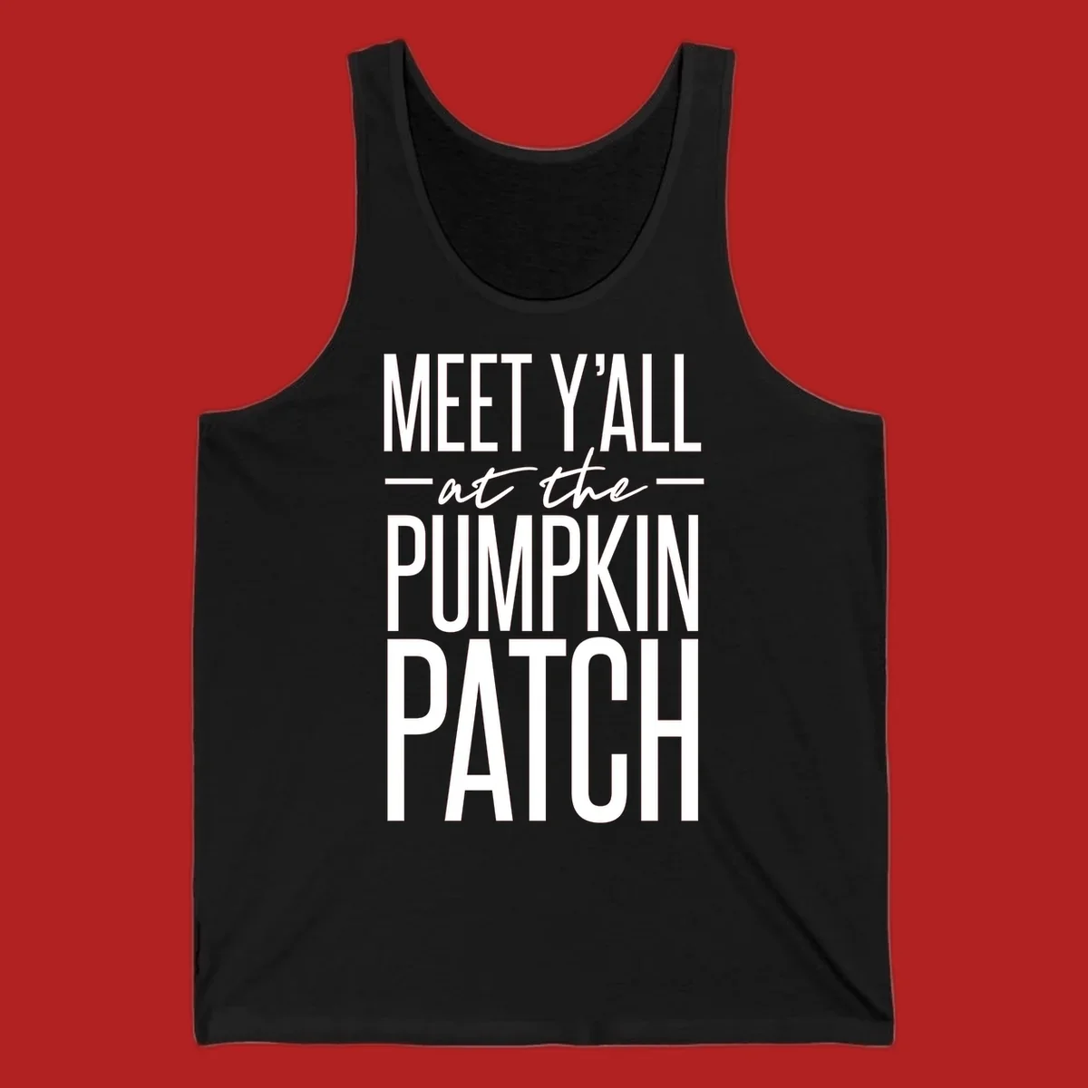 White text reads MEET Y'ALL at the PUMPKIN PATCH, celebrating the fall pumpkin patch season.
