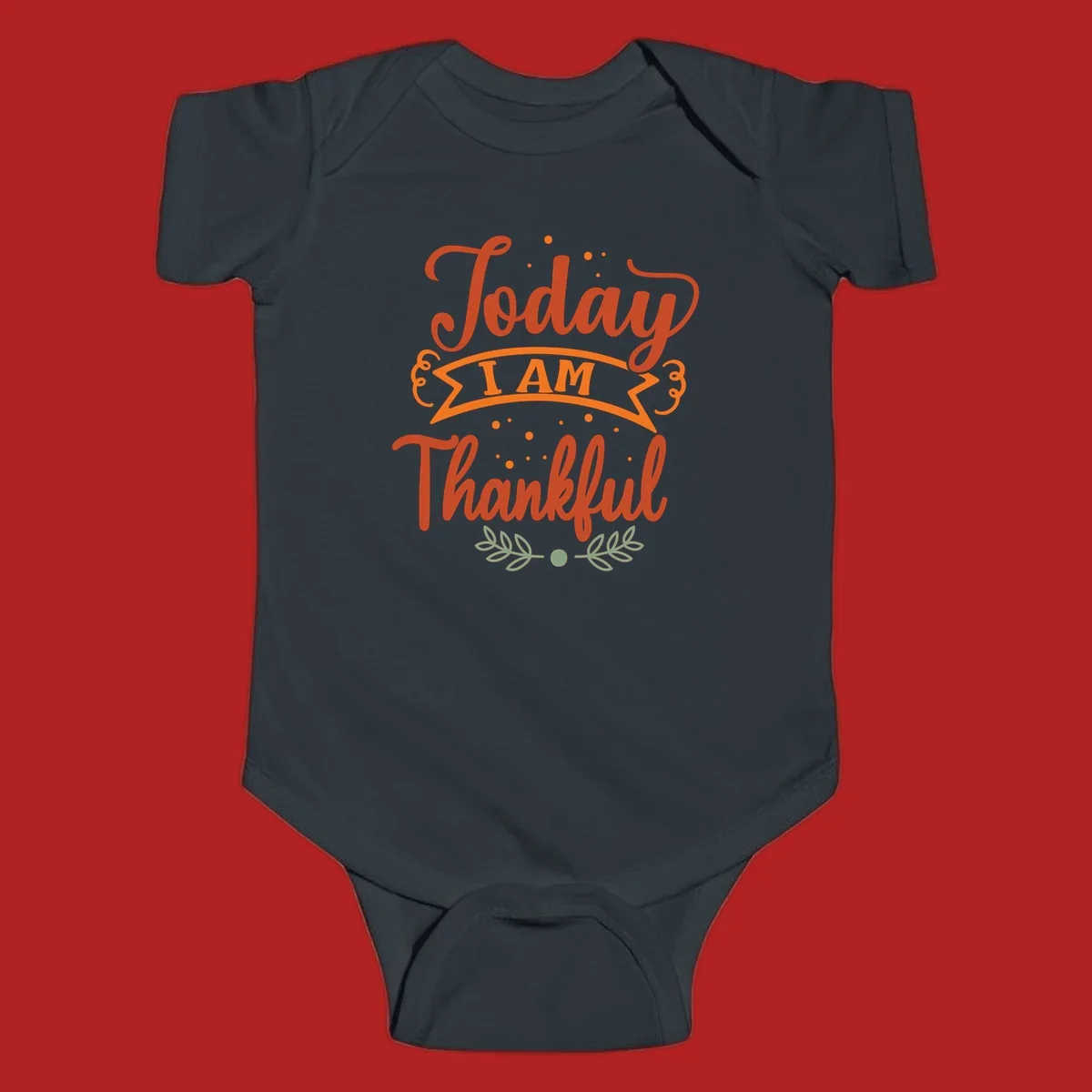 Today I Am Thankful Thanksgiving grateful typography design