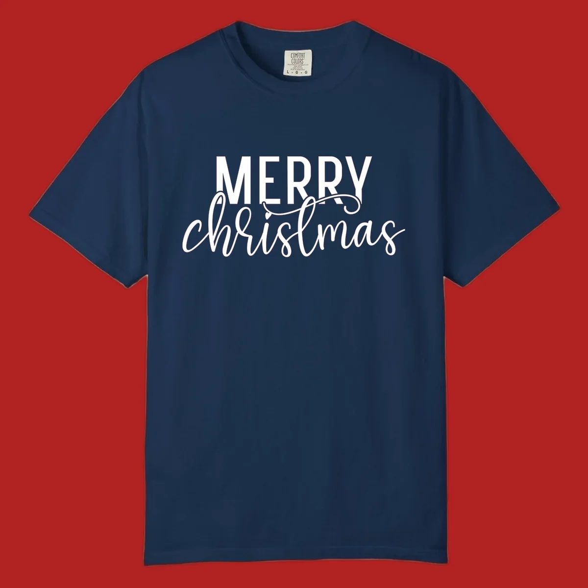 Merry Christmas in bold and script typography.