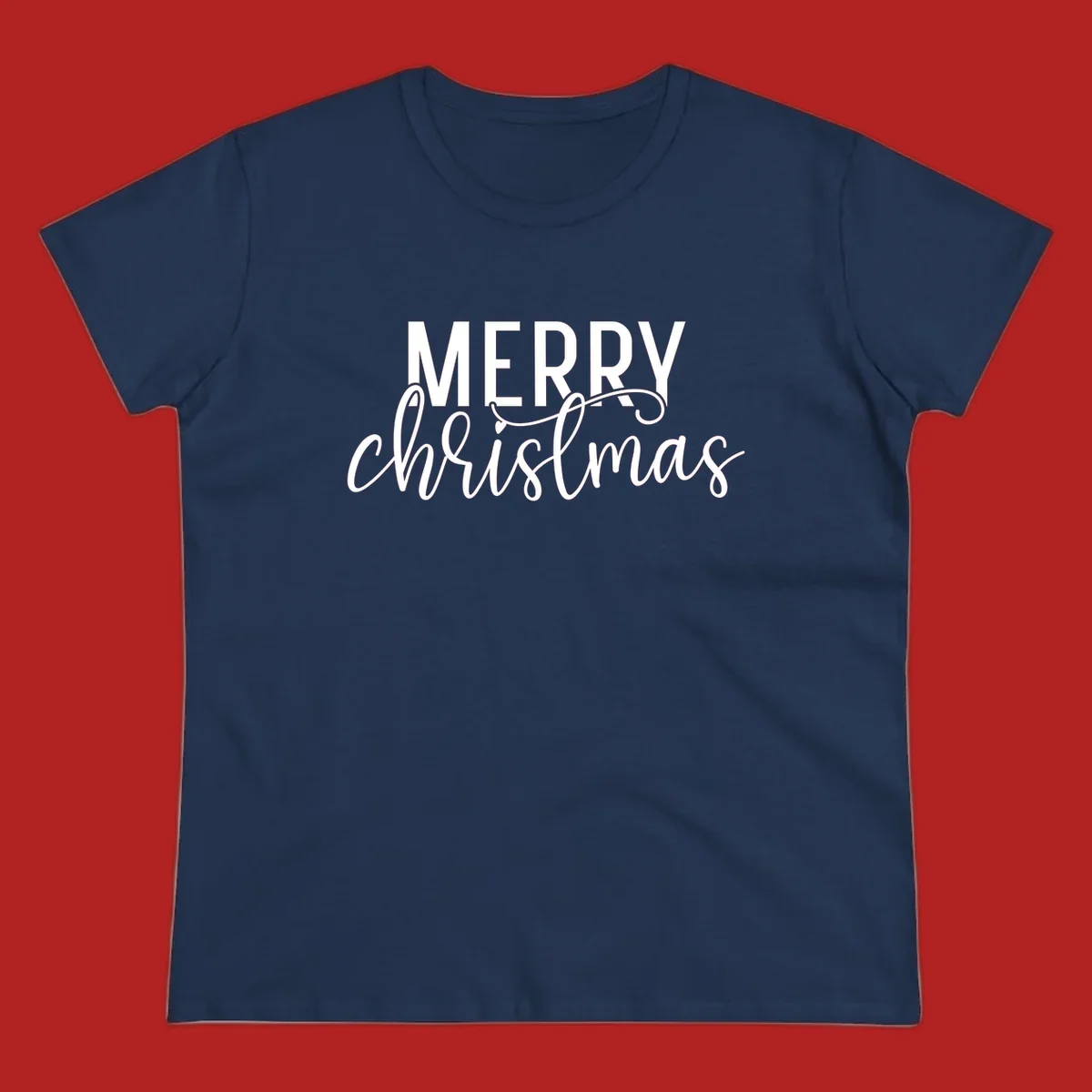 Merry Christmas in bold and script typography.