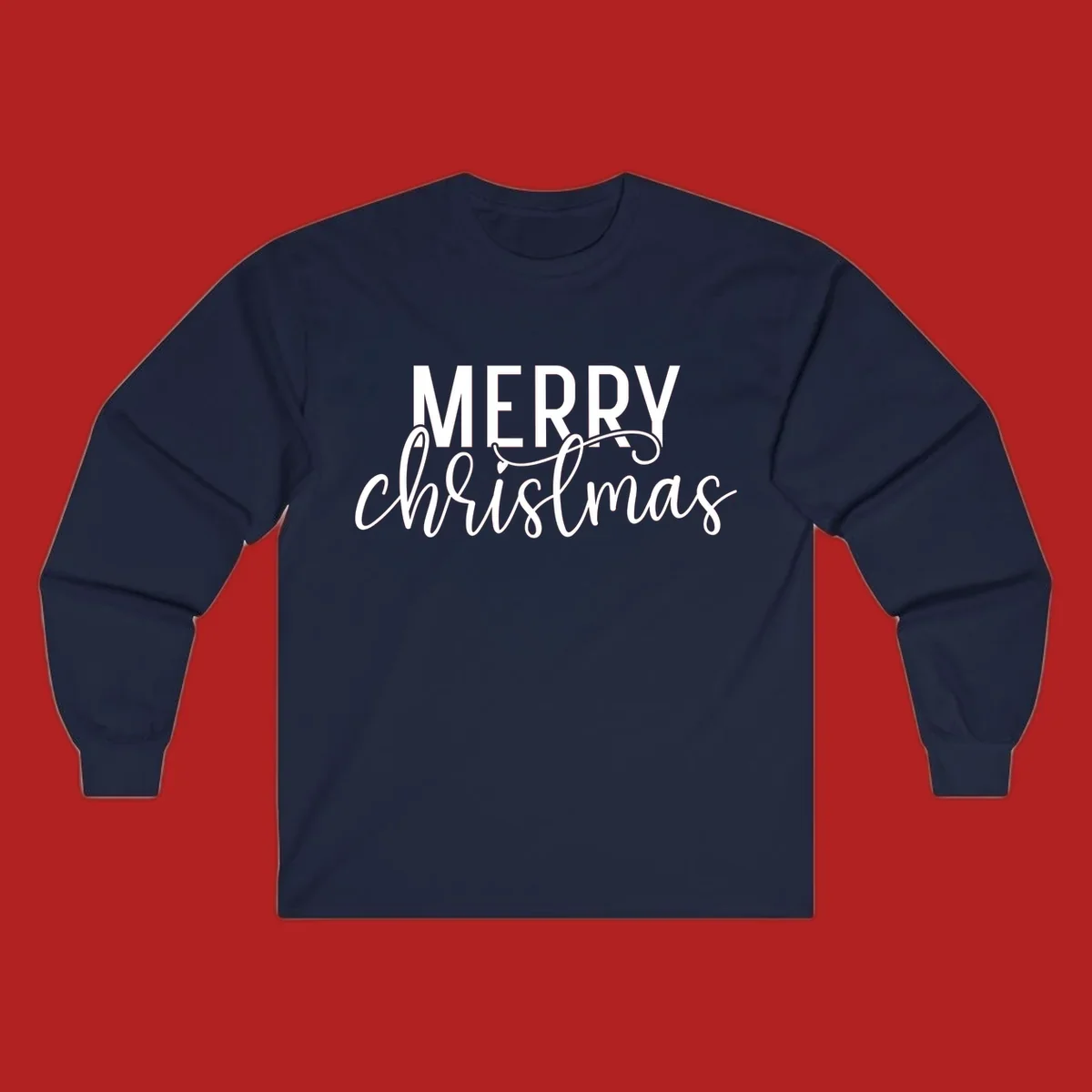 Merry Christmas in bold and script typography.