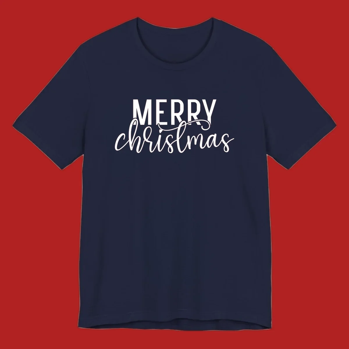 Merry Christmas in bold and script typography.
