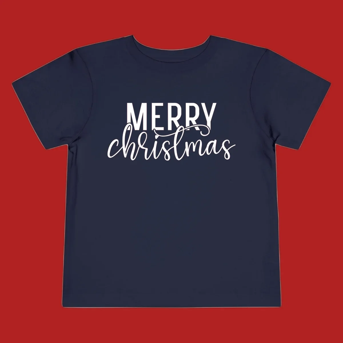 Merry Christmas in bold and script typography.