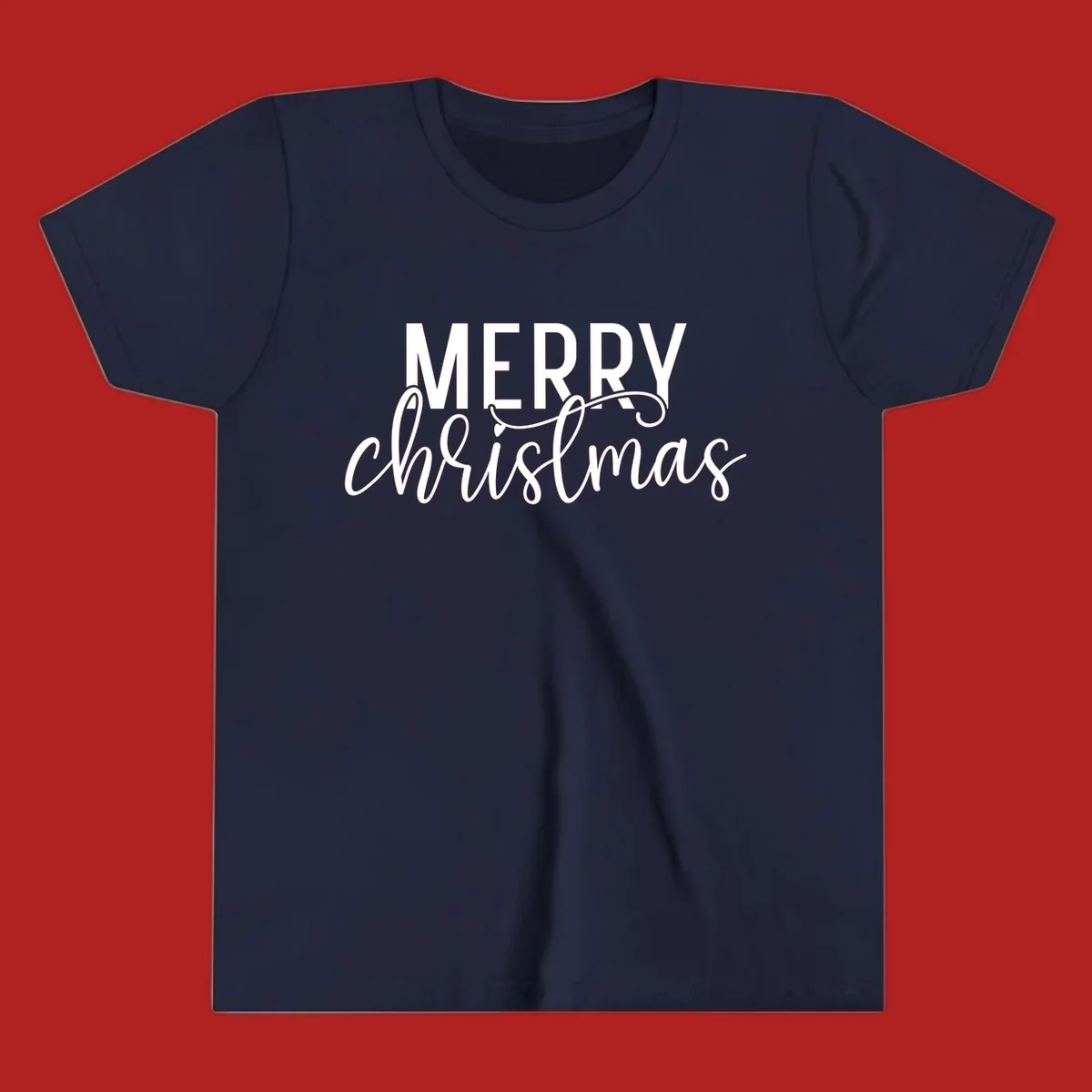 Merry Christmas in bold and script typography.