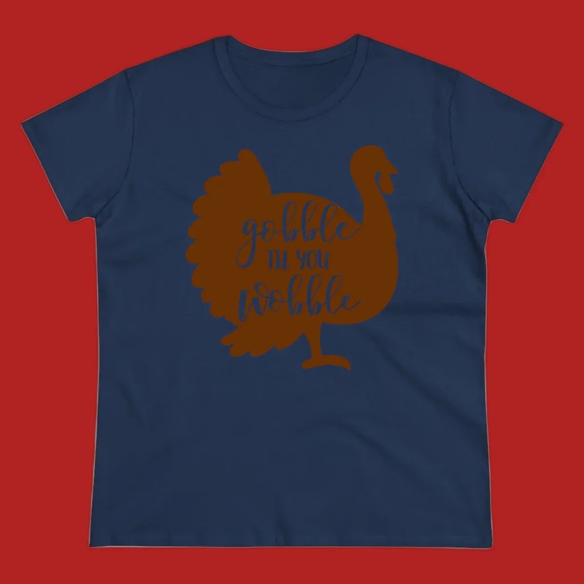 Gobble til you wobble turkey thanksgiving graphic