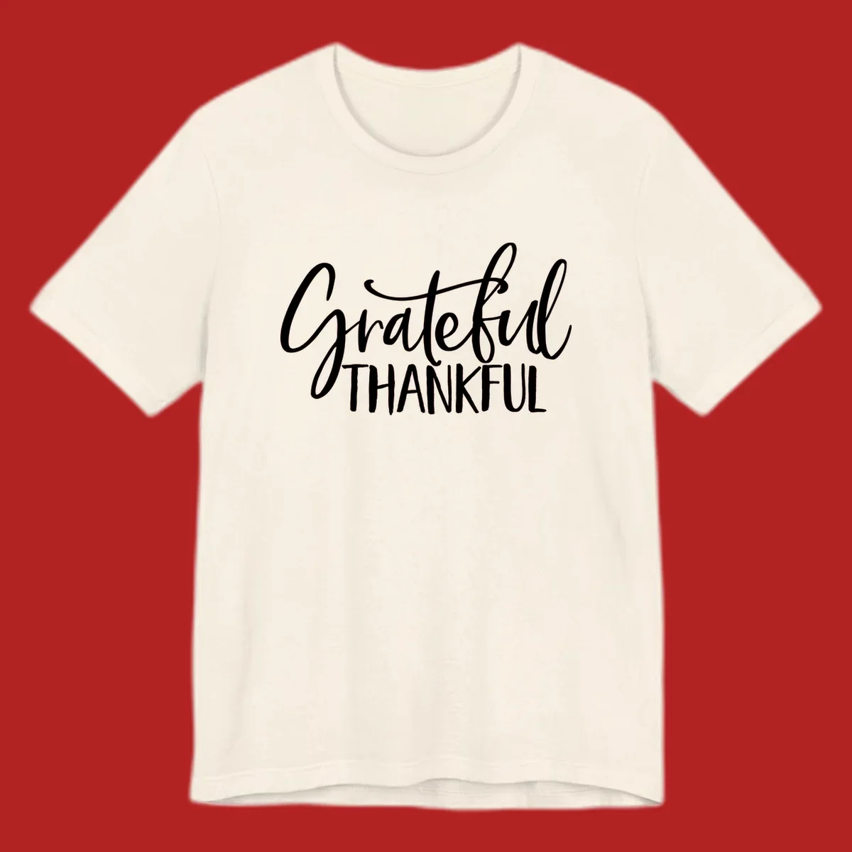 Grateful and Thankful text in white script and block fonts. grateful-thankful-script.