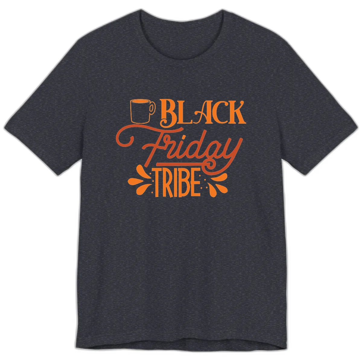 Black Friday Tribe Coffee Mug Design Premium T-Shirt in Heather Navy