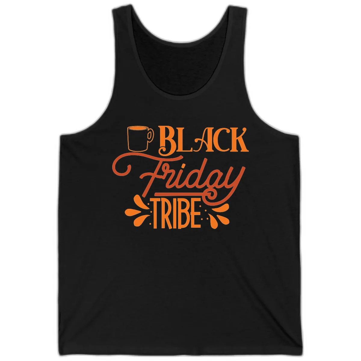 Black Friday Tribe Coffee Mug Design Tank in Black