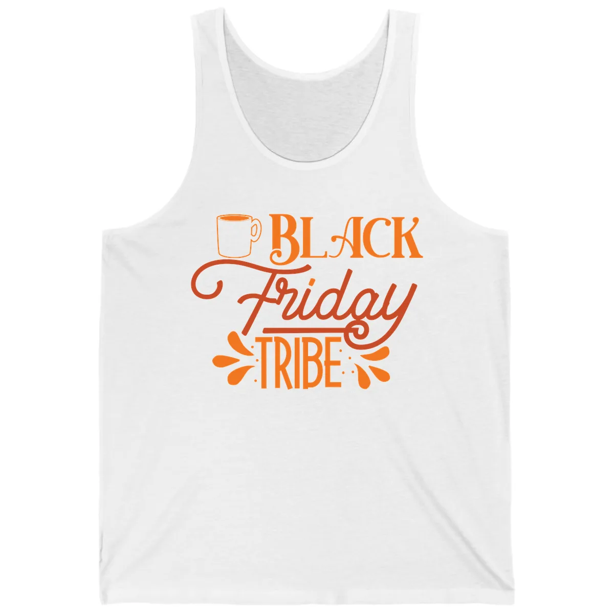 Black Friday Tribe Coffee Mug Design Tank in White