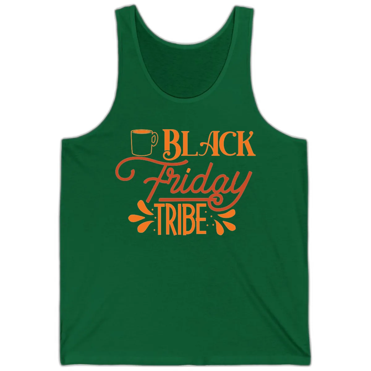 Black Friday Tribe Coffee Mug Design Tank in Kelly