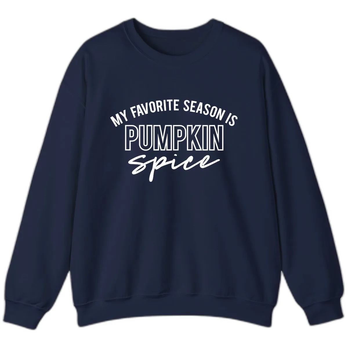 My Favorite Season Is Pumpkin Spice Sweatshirt in Navy