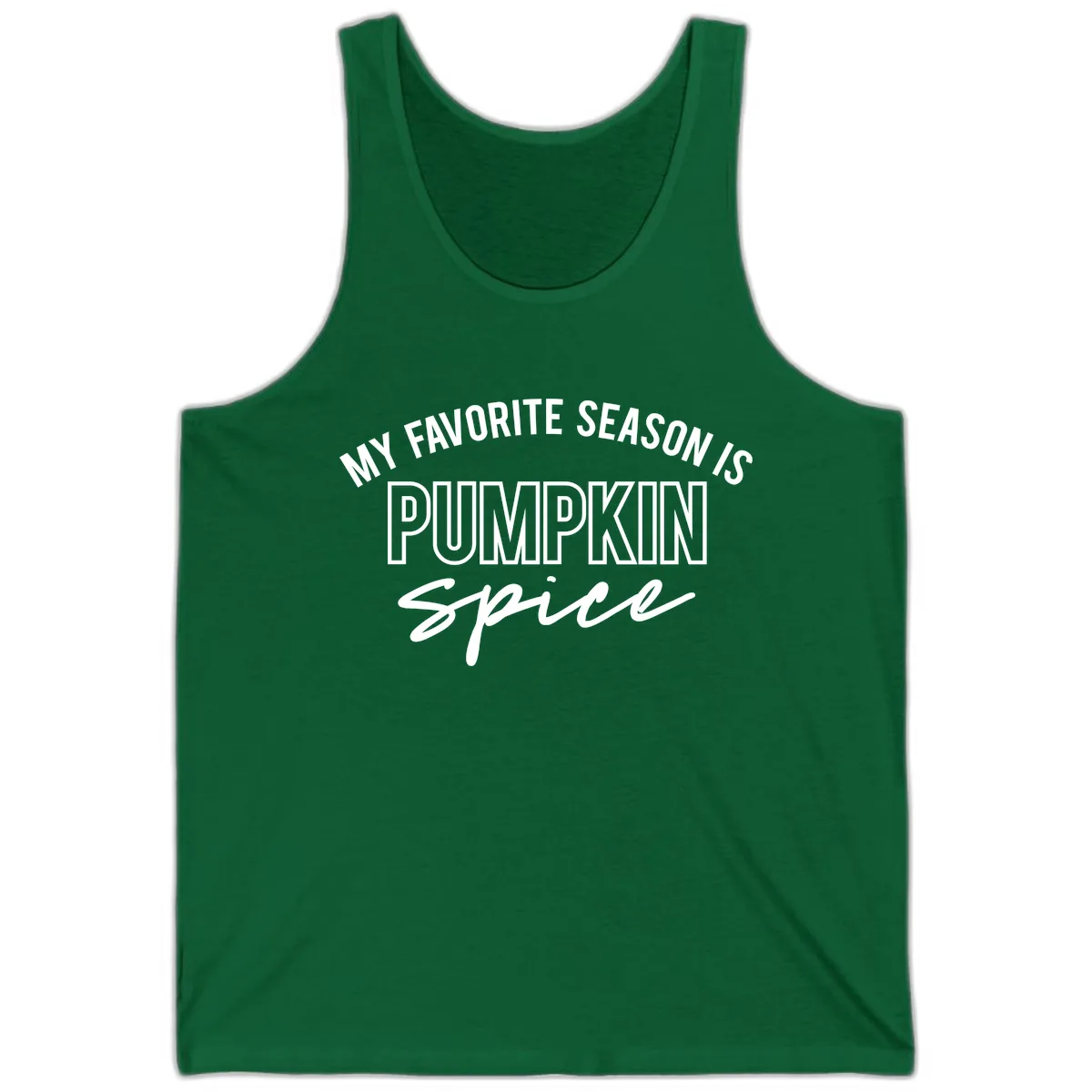 My Favorite Season Is Pumpkin Spice Tank in Kelly