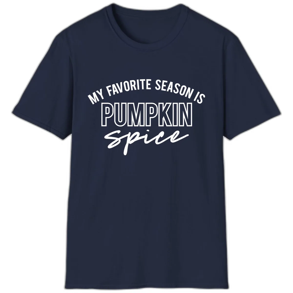 My Favorite Season Is Pumpkin Spice T-Shirt in Navy