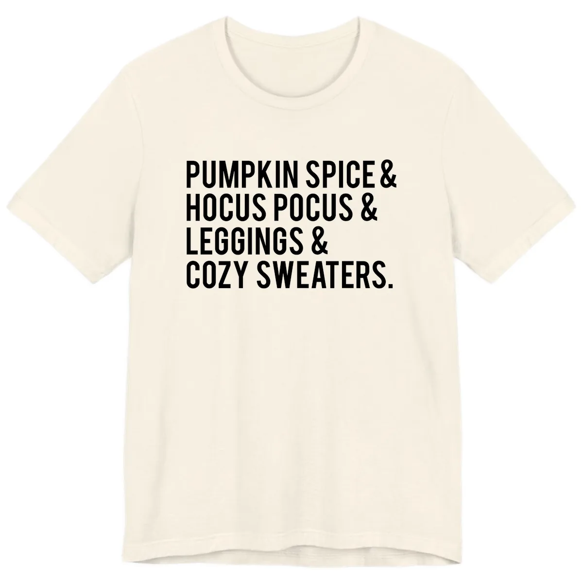 Pumpkin Spice And Everything Nice Premium T-Shirt in Natural