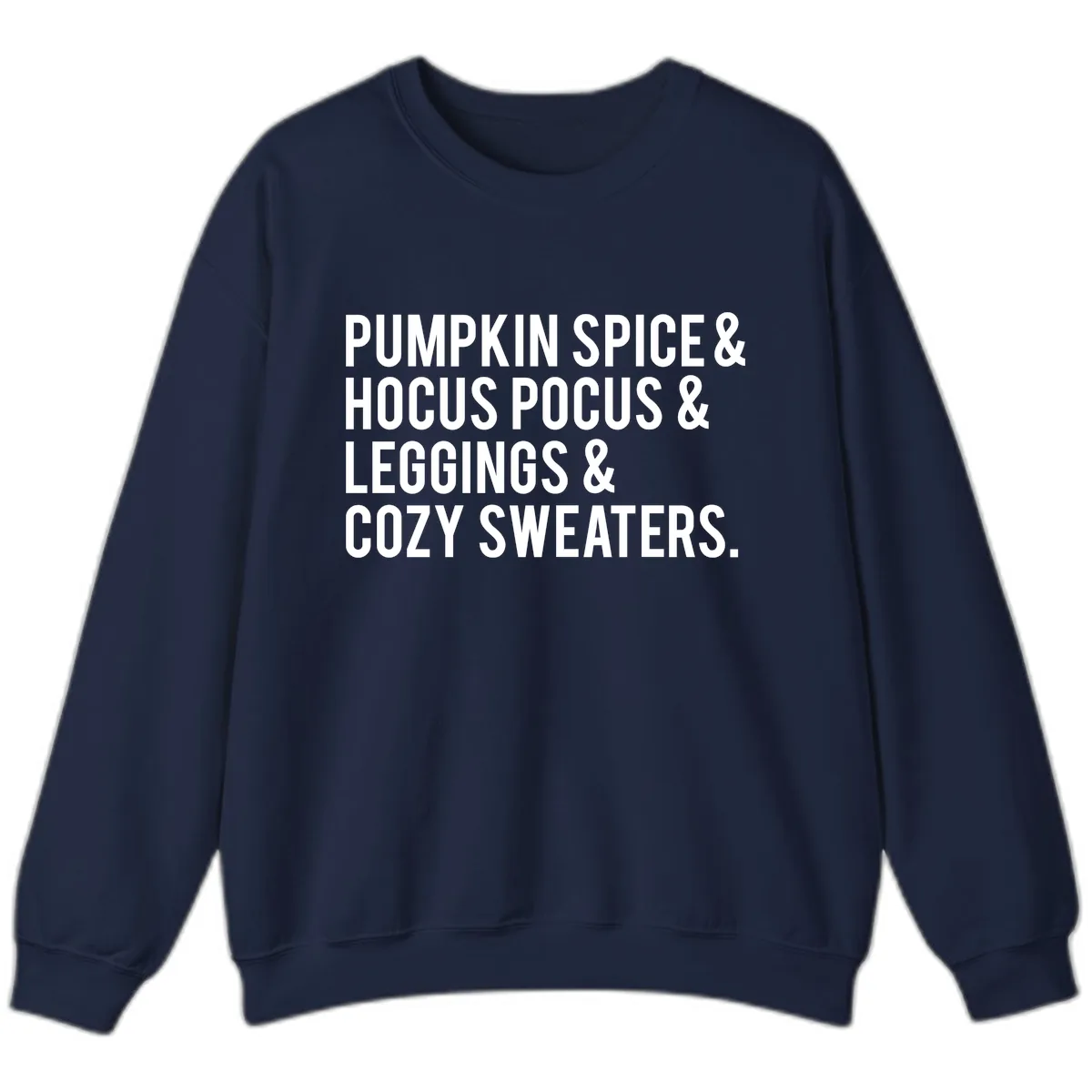 Pumpkin Spice And Everything Nice Sweatshirt in Navy
