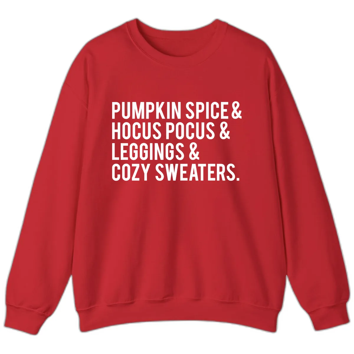 Pumpkin Spice And Everything Nice Sweatshirt in Red