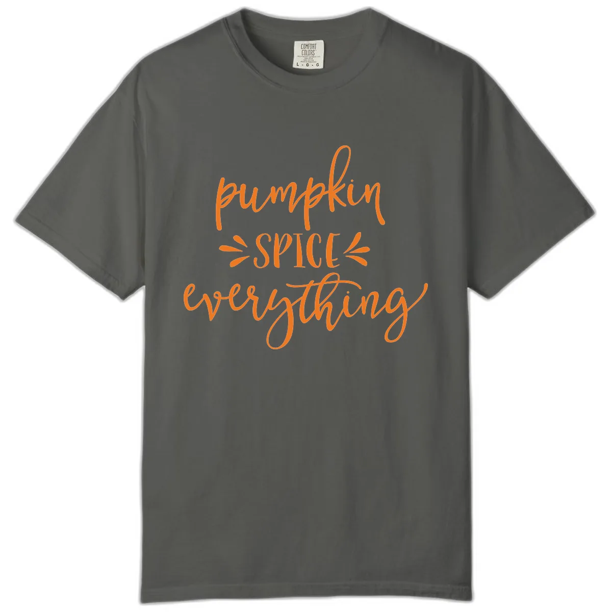 Pumpkin Spice Everything Fall Theme Comfort Color in Pepper