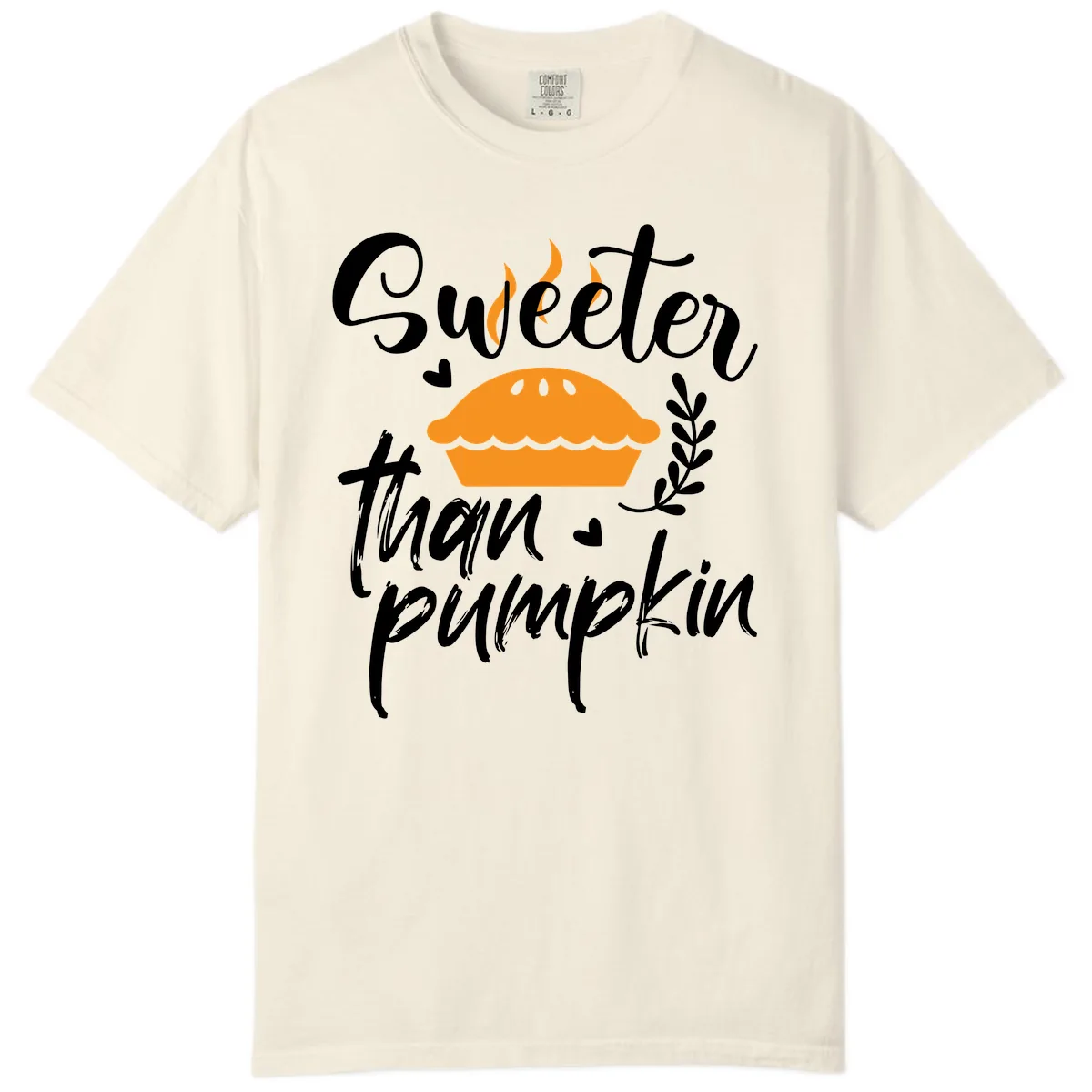 Sweeter Than Pumpkin Pie Comfort Color in Ivory