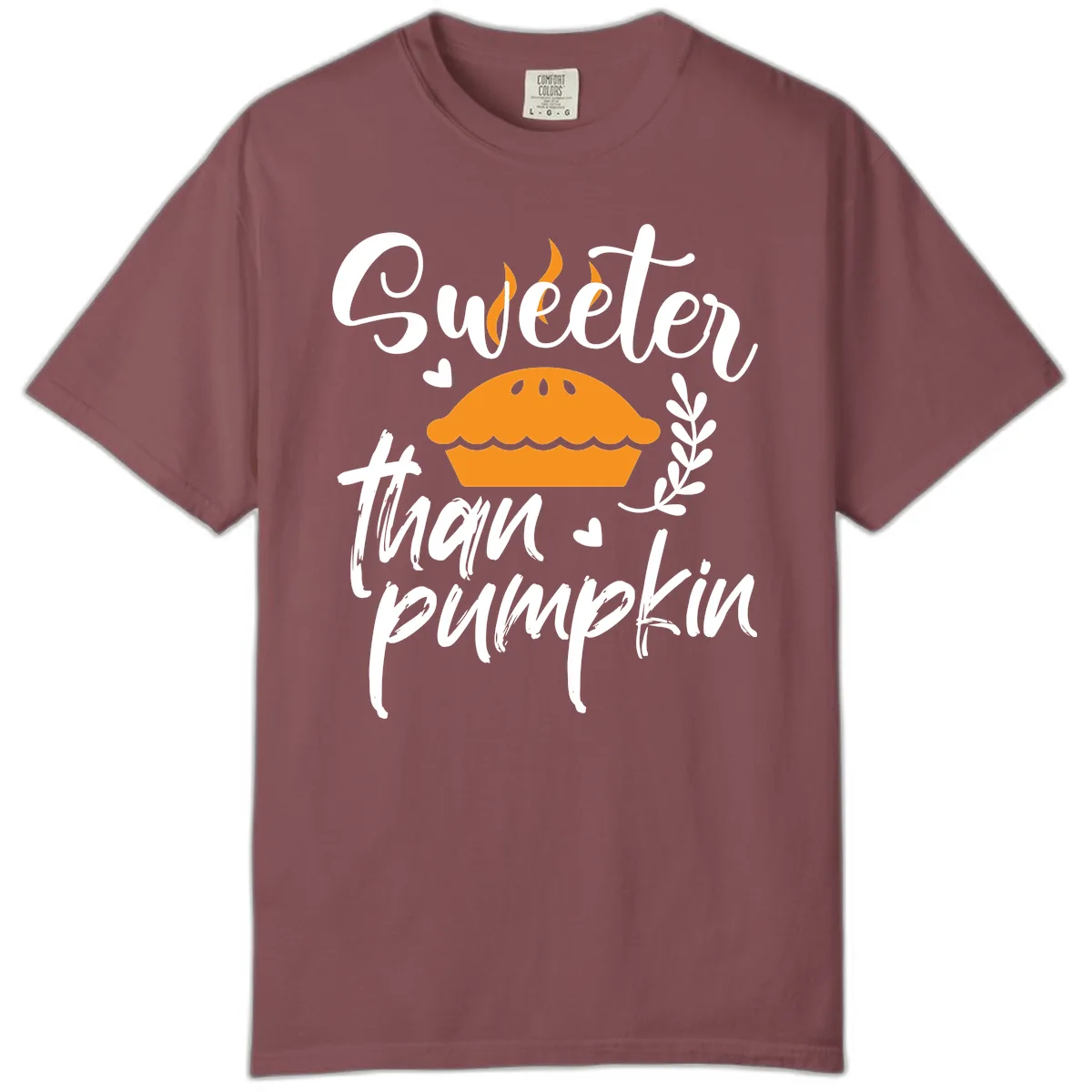 Sweeter Than Pumpkin Pie Comfort Color in Brick