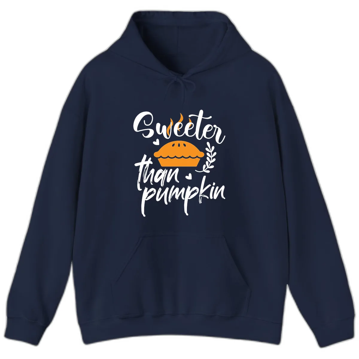 Sweeter Than Pumpkin Pie Hoodie in Navy