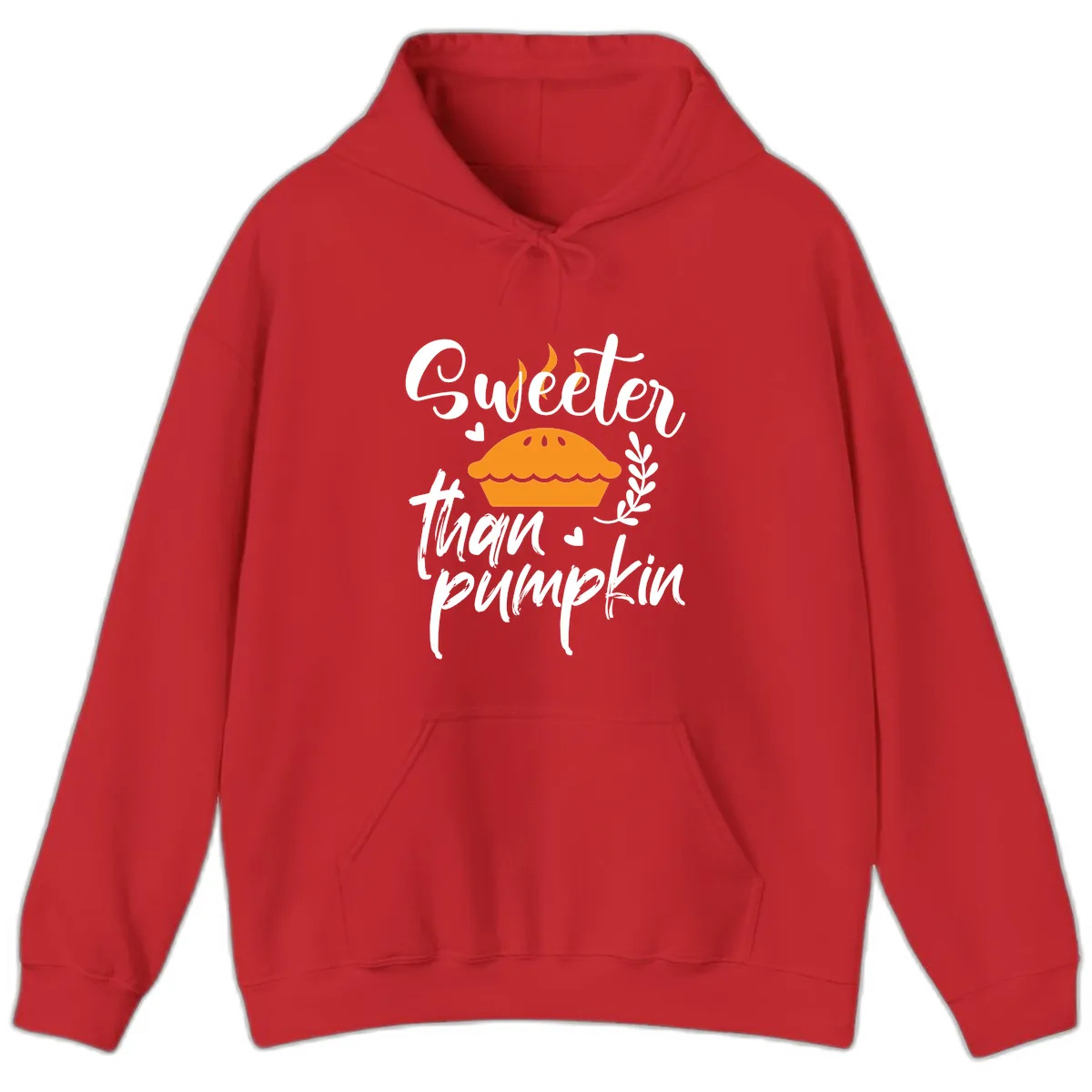 Sweeter Than Pumpkin Pie Hoodie in Red