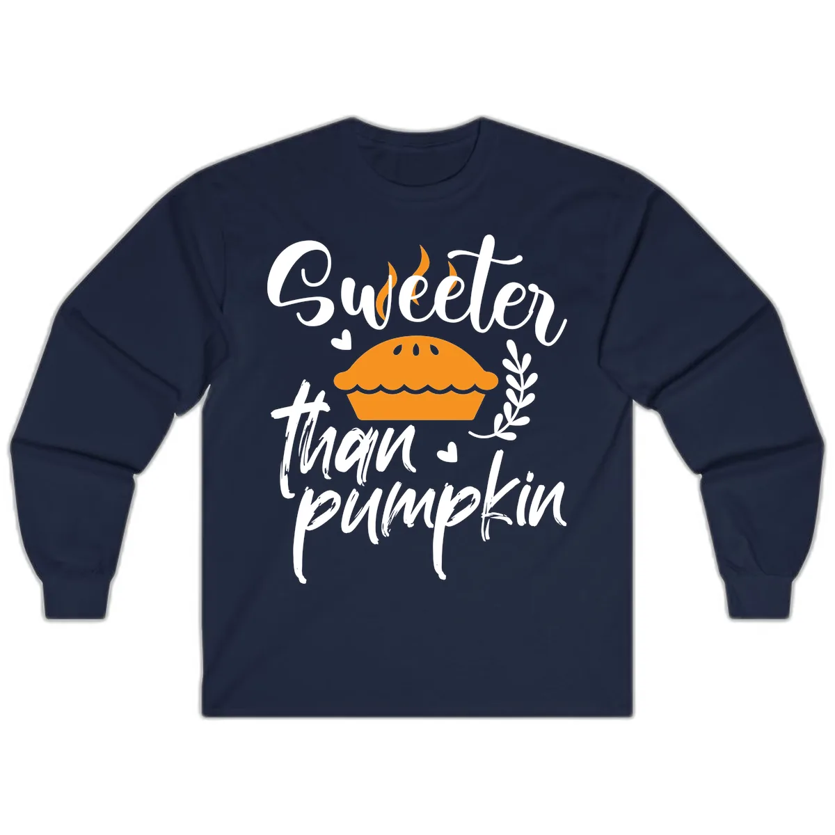 Sweeter Than Pumpkin Pie Long Sleeve in Navy