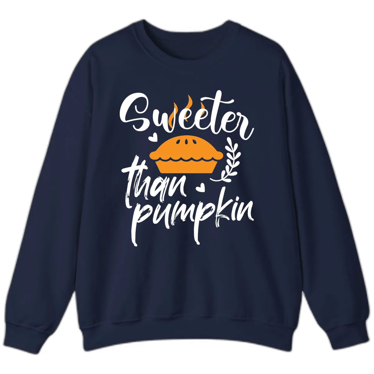 Sweeter Than Pumpkin Pie Sweatshirt in Navy